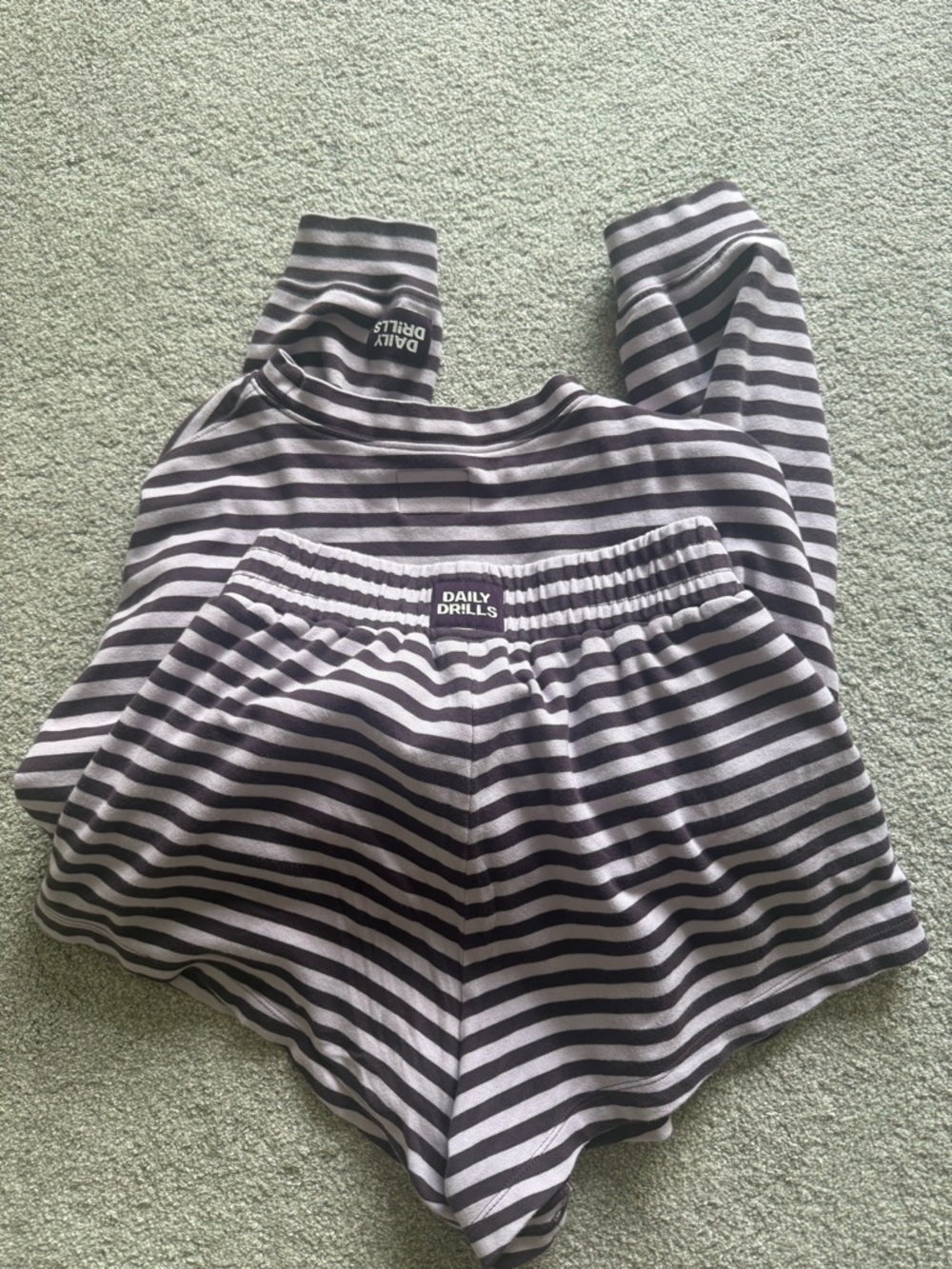 Daily Drills Striped Lounge Set XS/S